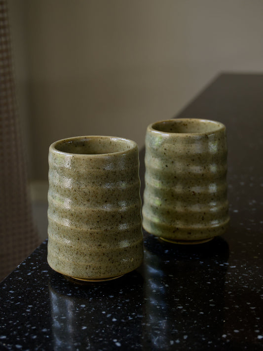 Yunomi cup, Moss Green